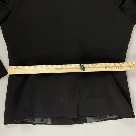 TAHARI ARTHUR S. LEVINE Long Skirt Business Suit Women’s 14 Black Vintage - Picture 13 of 16